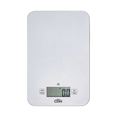 CDN NSF® Digital Glass Scale, 15 lb - Silver SD1502-S